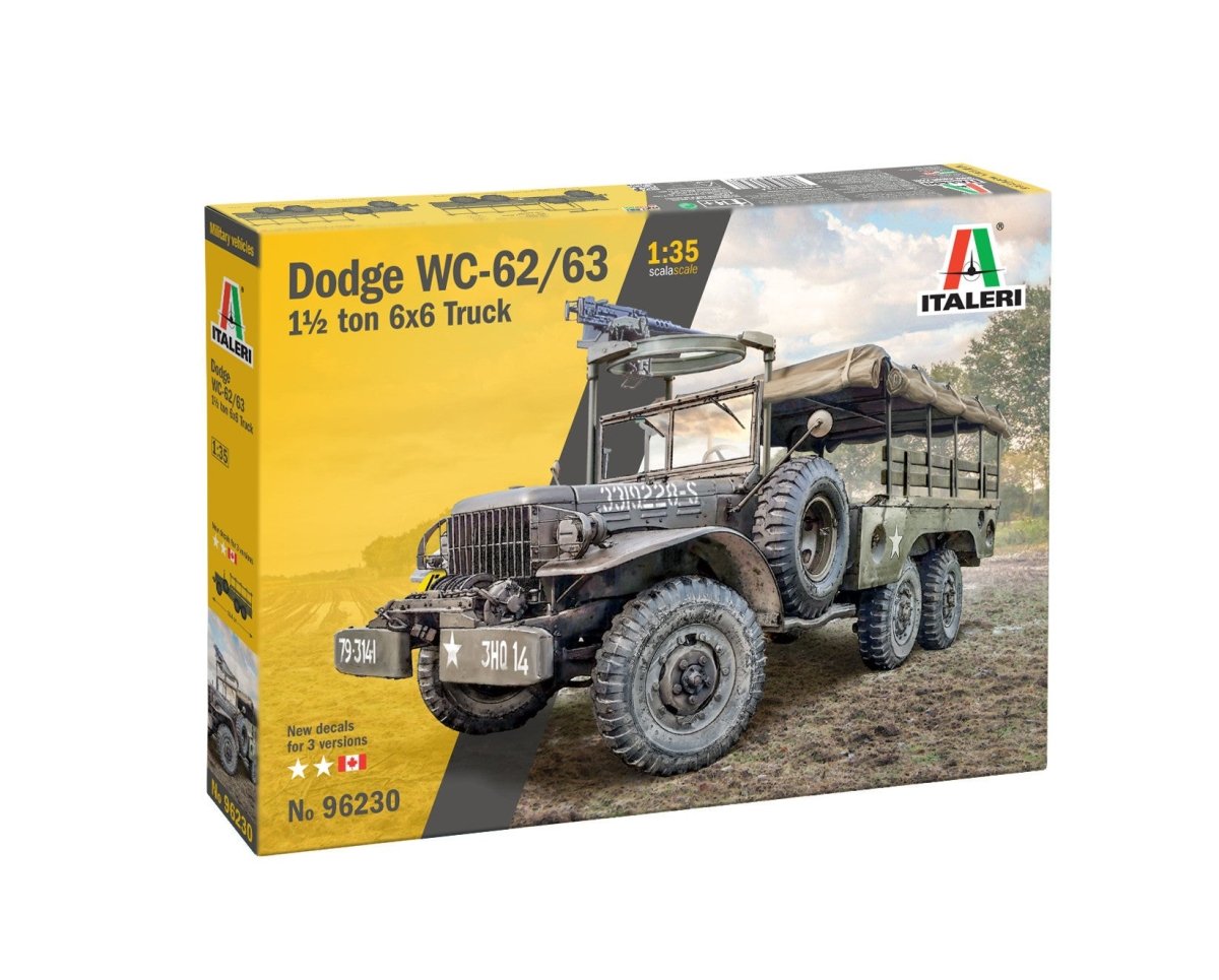 Italeri 1:35 Dodge WC62 1 ½ t 6x6 Truck - 96230