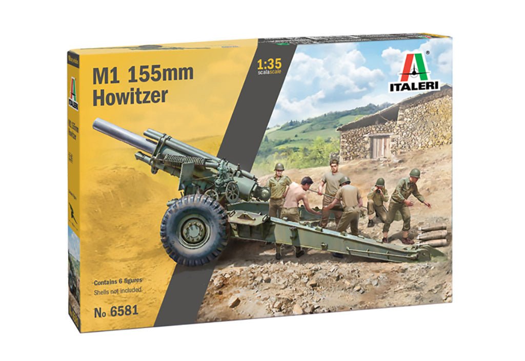 Italeri 1:35 M1 155mm Gun with crew - 6581