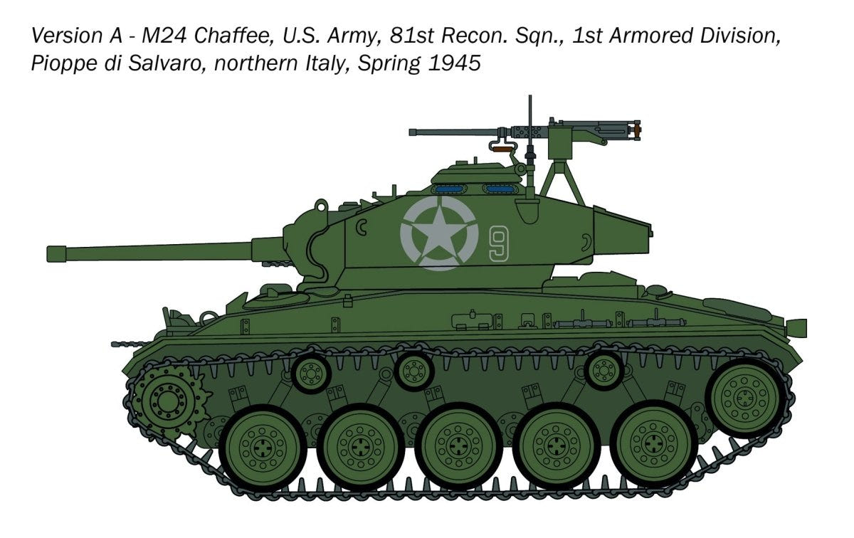 Italeri 1:35 M24 Chaffee - 6761