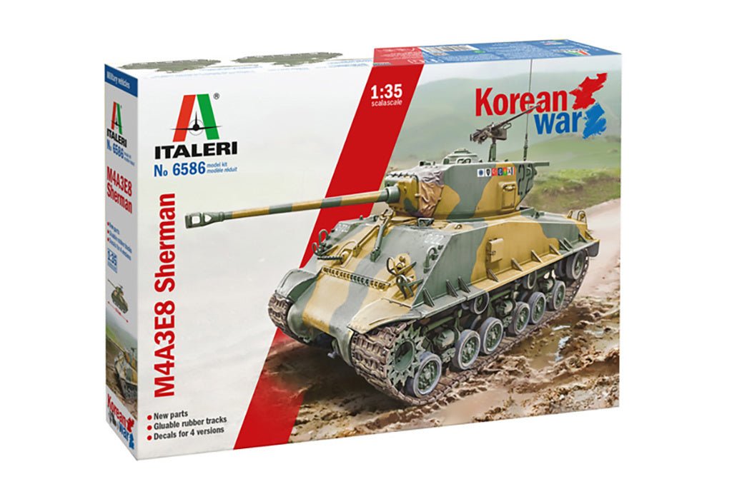 Italeri 1:35 M4A3E8 Sherman Korean War - 6586