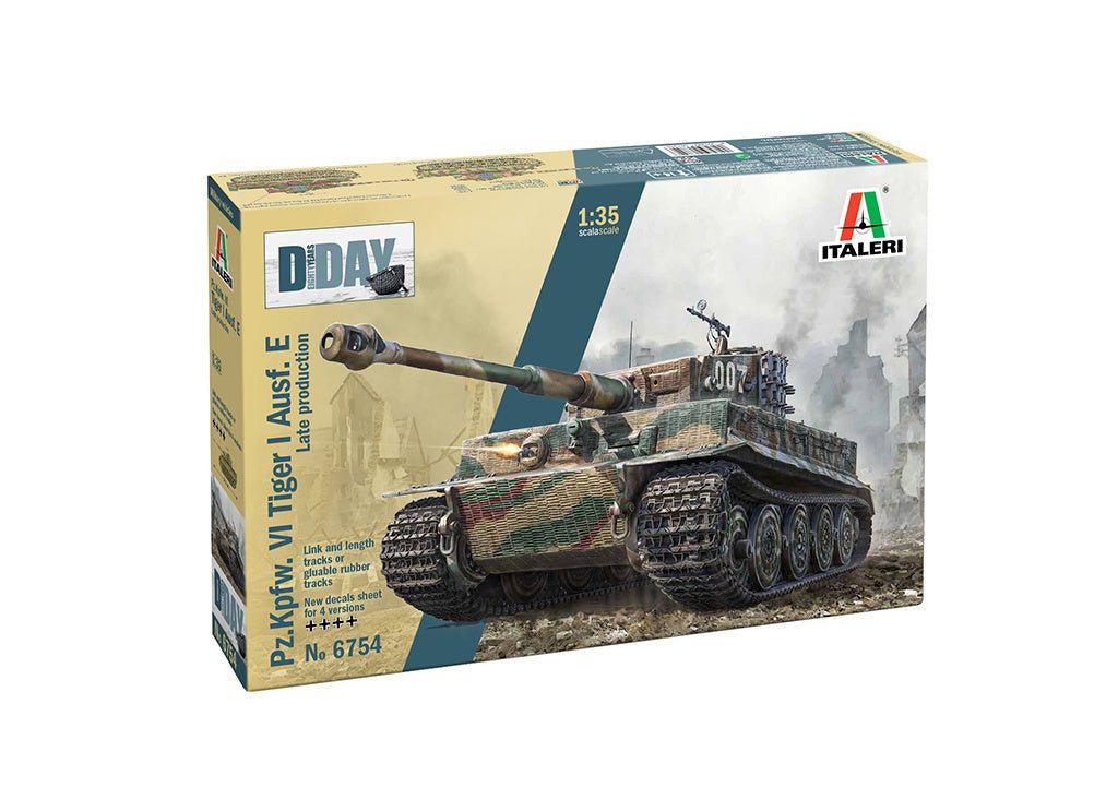 Italeri 1:35 Pz.Kpfw.VI Tiger I Ausf.E late prod. - 6754