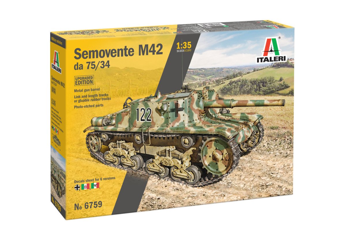 Italeri 1:35 Semovente M42 da 75/34 Upgraded - 6759