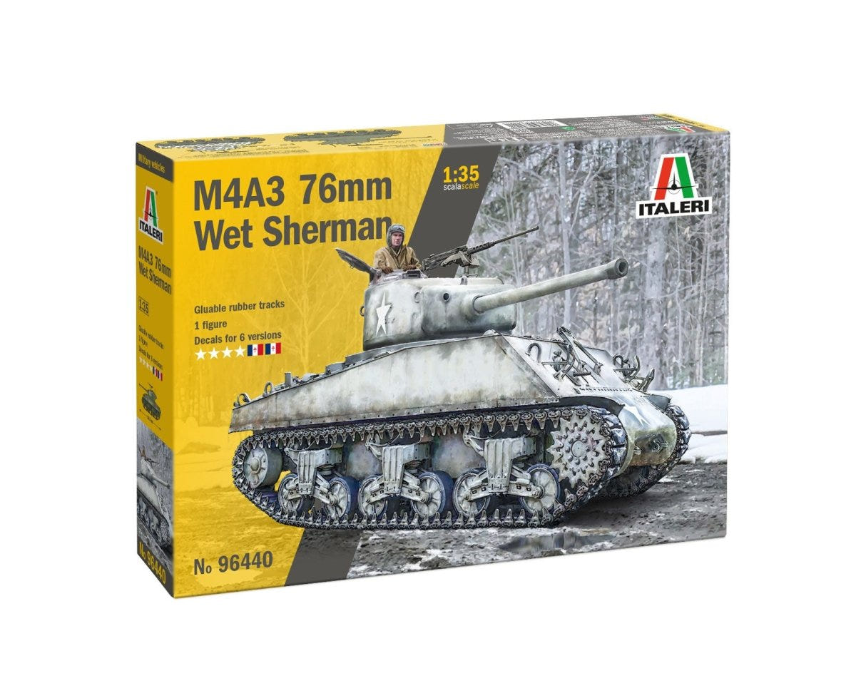 Italeri 1:35 Sherman M4A3 Wet - 96440