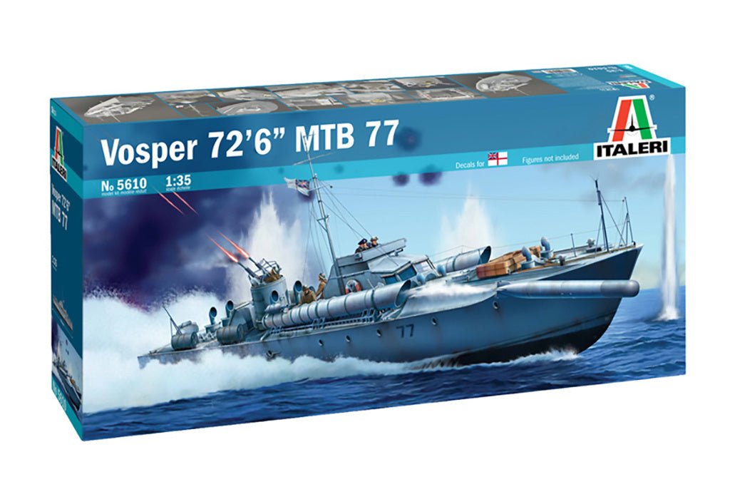 Italeri 1:35 Vosper 72''6' MTB 77 PRM Edition - 5610