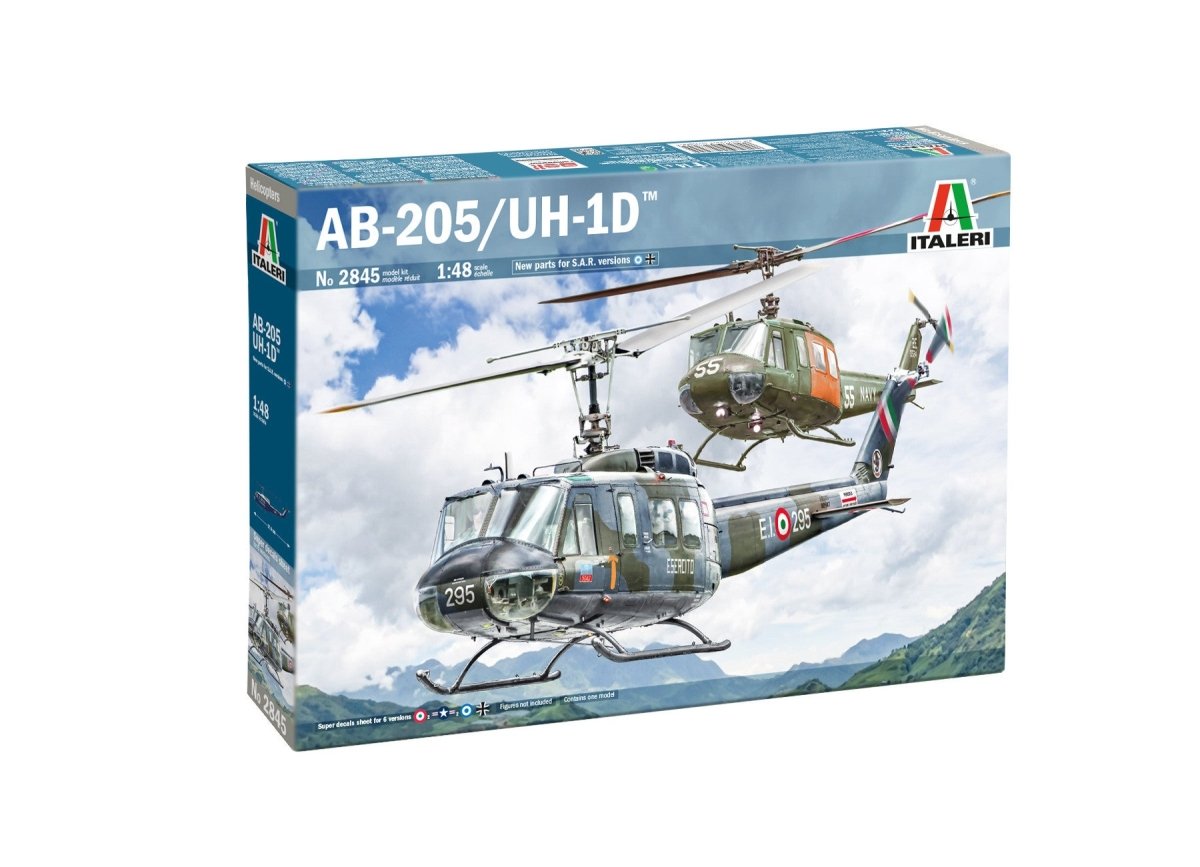Italeri 1:48 AB.205 / UH-1D "SAR" Search & Rescue Helicopter - 2845