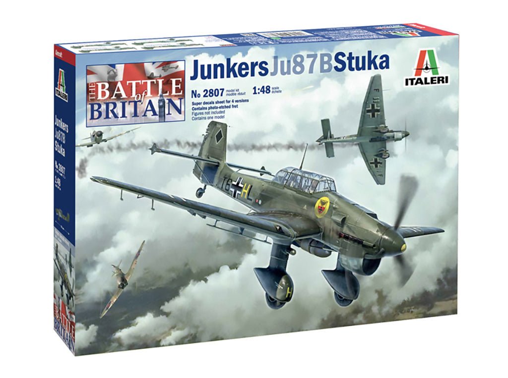Italeri 1:48 Ju-87B Stuka - Battle of Britain 80th - 2807