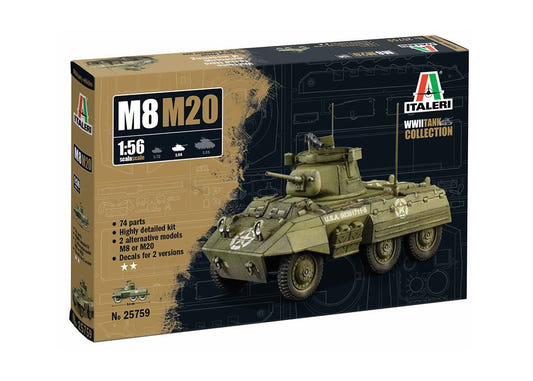 Italeri 1:56 M8/M20 - W25759