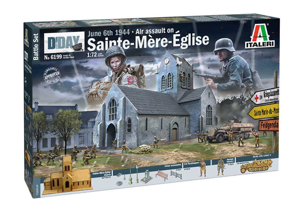 Italeri 1:72 Air Assault on Sainte-Mère-Église (Battle of Normandy) - 6199