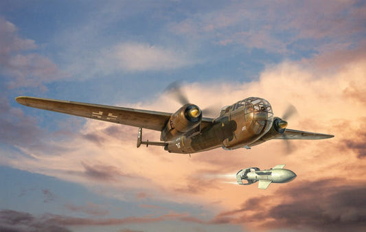 Italeri 1:72 Dornier Do 217 K-1/K-2 with Fritz X Guided Bombs - 1488