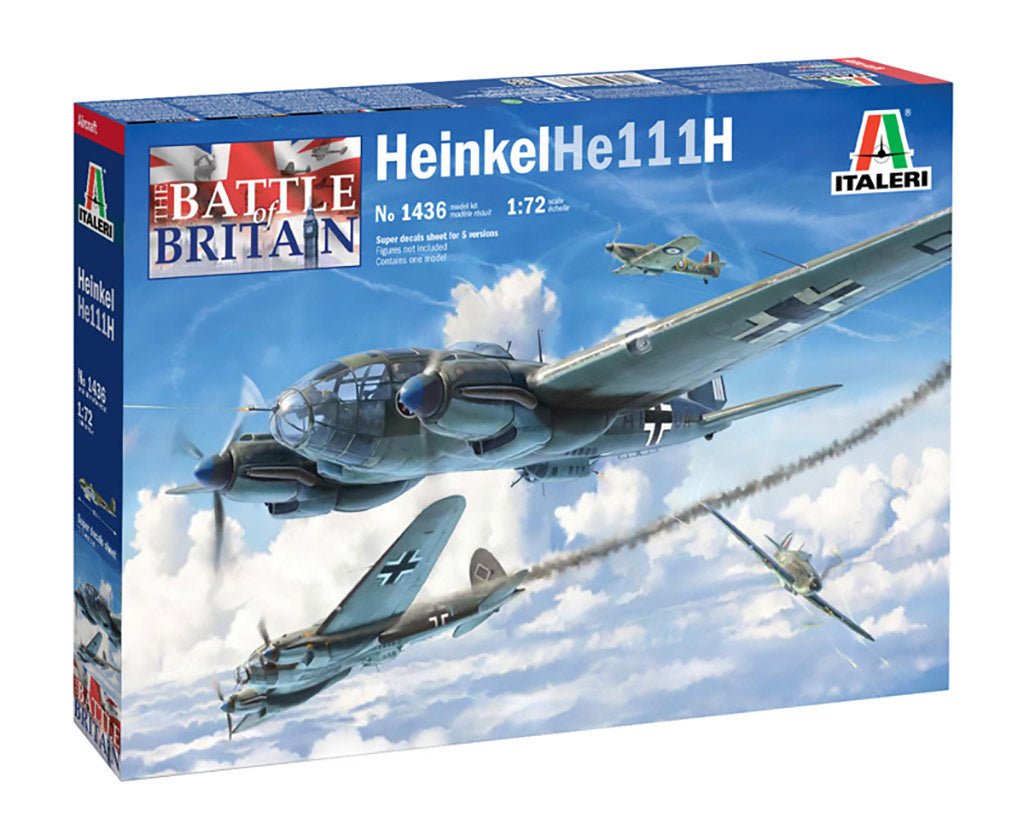 Italeri 1:72 Heinkel HE-111 H-6 Battle of Britain 80th Anniv - 1436