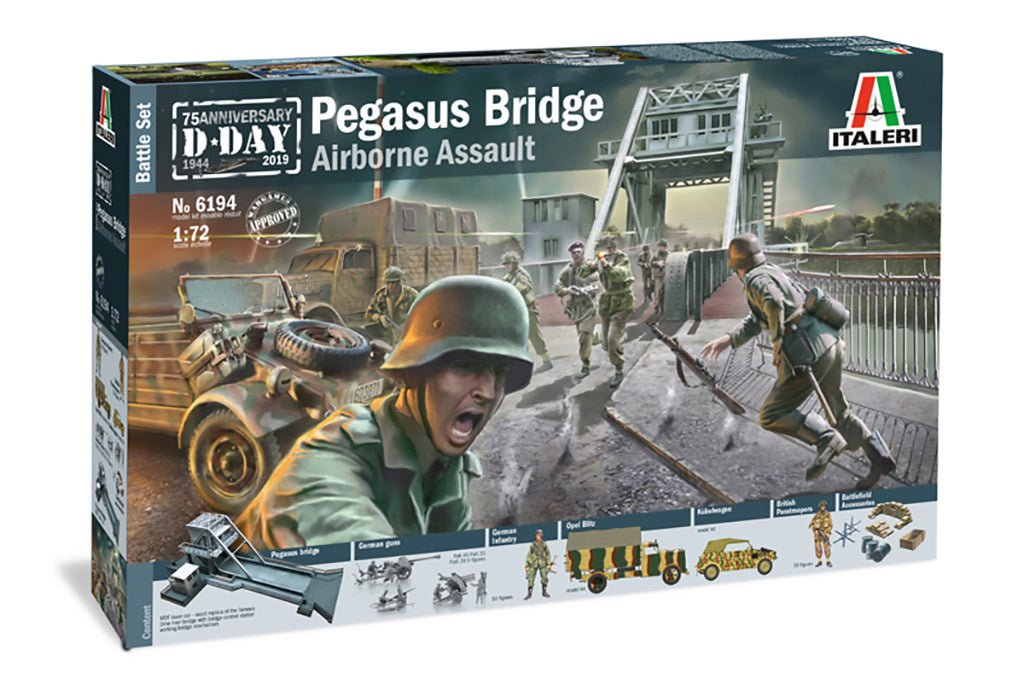 Italeri 1:72 Pegasus Bridge Glider Assault - 6194