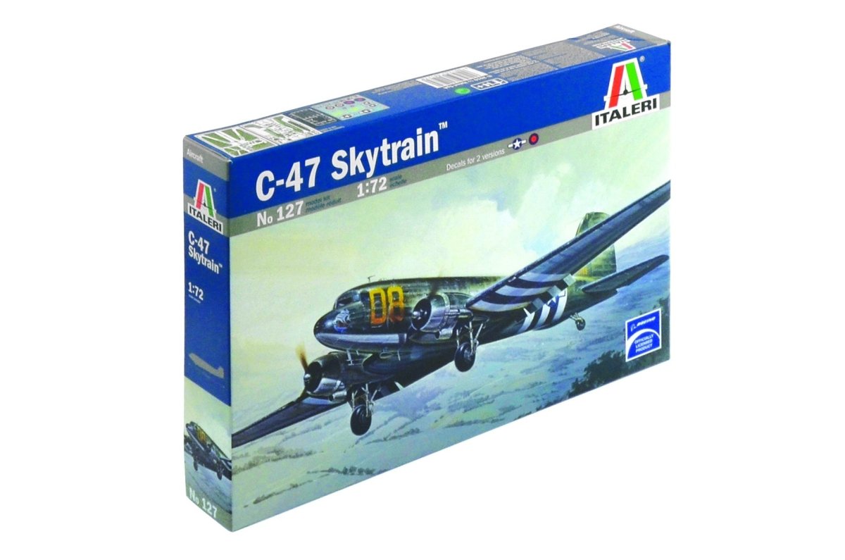 Italeri 1/72 C-47 Skytrain kit, front of the box