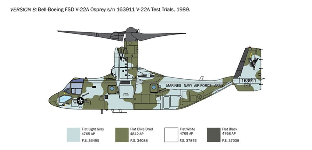 Italeri 1:72 V-22A Osprey - 1463