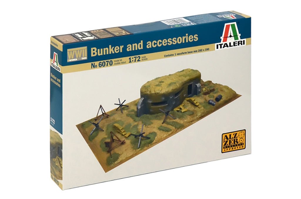 Italeri 1:72 Wwii-Bunker and Accessories - 6070