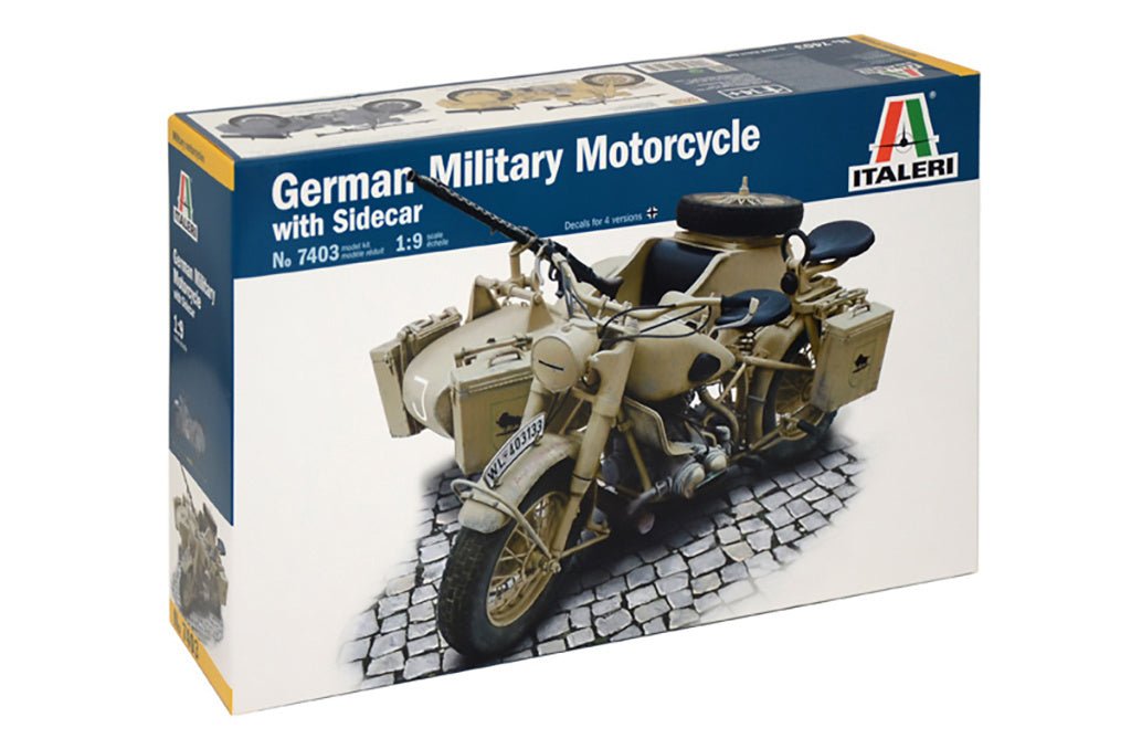 Italeri 1:9 BMW R75 with Sidecar - 7403