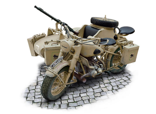 Italeri 1:9 BMW R75 with Sidecar - 7403