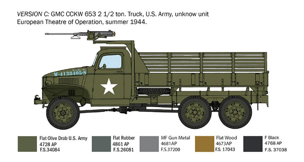 Italeri GMC 2 1:2 Ton 6x6 Truck - 6271