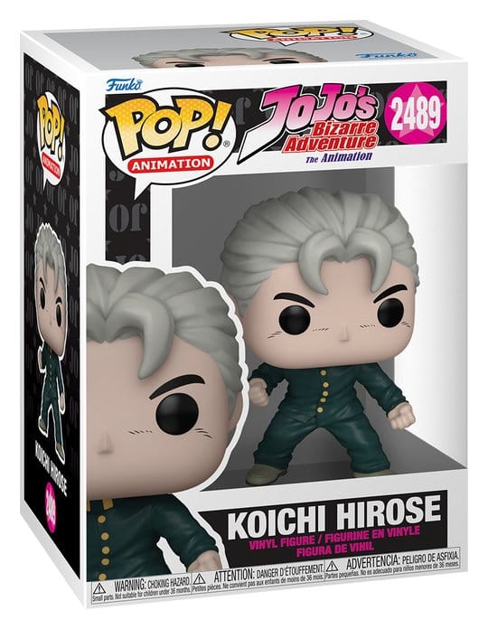 JoJo's Bizarre Adventure Funko Pop! Koichi Hirose 2489 vinyl figure in its window box