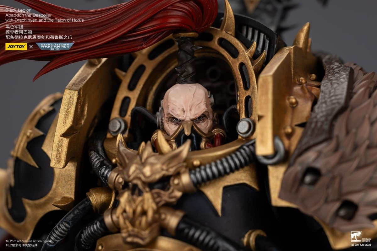 Joy Toy Warhammer 40k: Black Legion Abaddon the Despoiler with Drach'nyen and the Talo 16cm - Loaded Dice