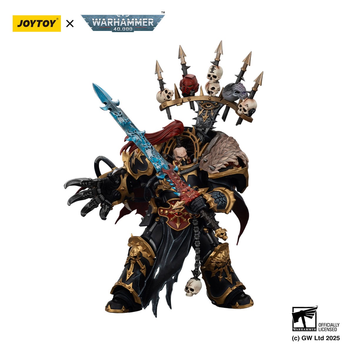 Joy Toy Warhammer 40k: Black Legion Abaddon the Despoiler with Drach'nyen and the Talo 16cm - Loaded Dice