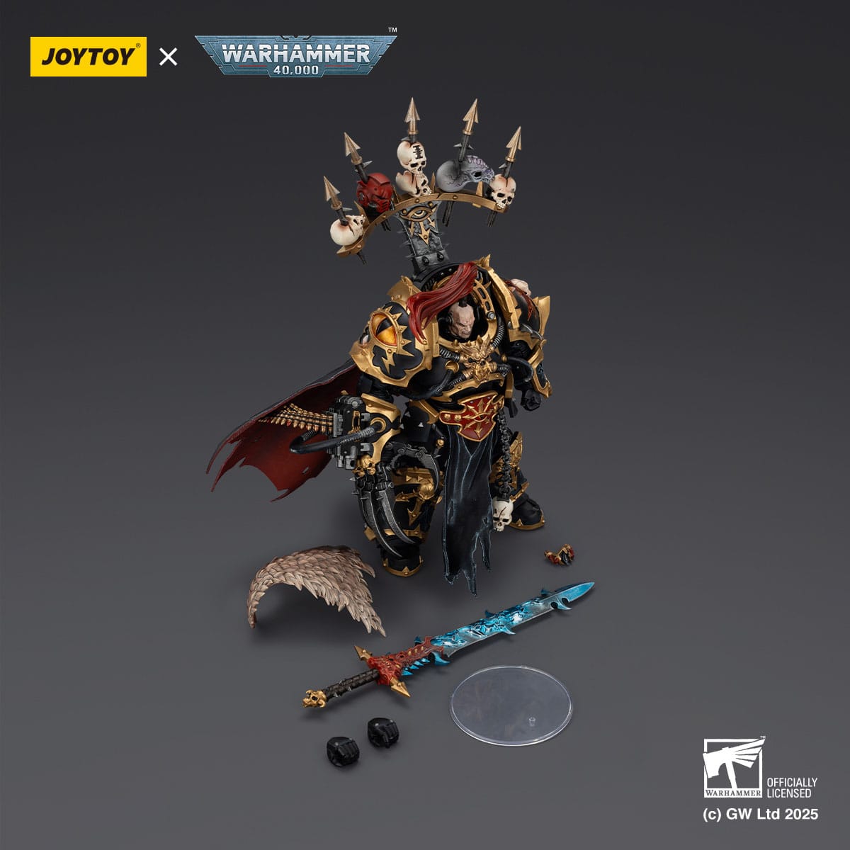 Joy Toy Warhammer 40k: Black Legion Abaddon the Despoiler with Drach'nyen and the Talo 16cm - Loaded Dice