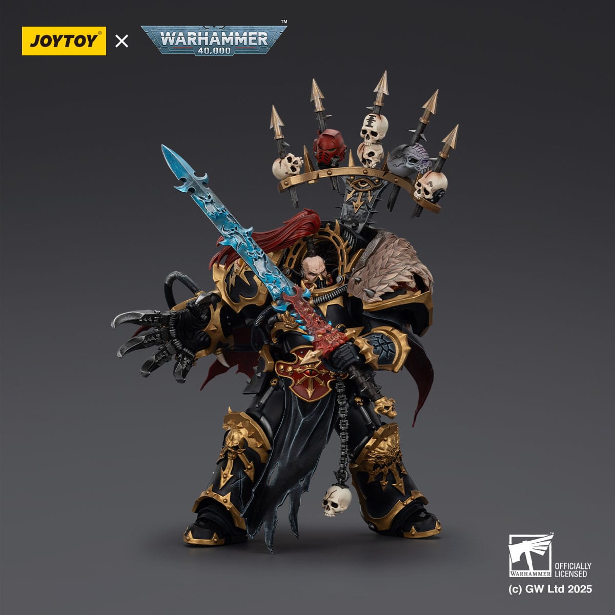 Joy Toy Warhammer 40k: Black Legion Abaddon the Despoiler with Drach'nyen and the Talo 16cm - Loaded Dice
