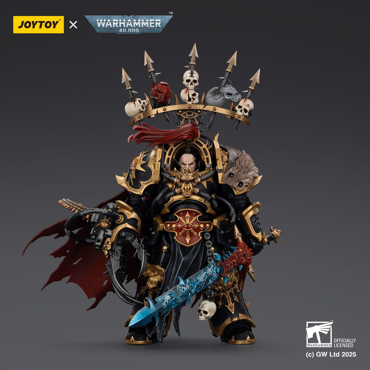 Joy Toy Warhammer 40k: Black Legion Abaddon the Despoiler with Drach'nyen and the Talo 16cm - Loaded Dice