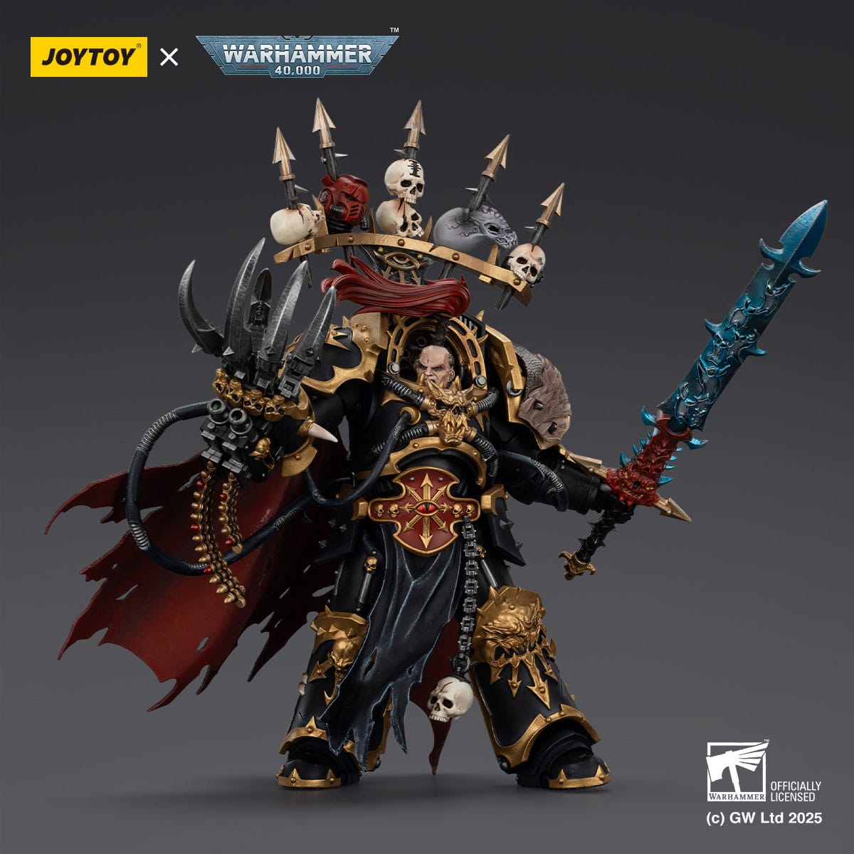 Joy Toy Warhammer 40k: Black Legion Abaddon the Despoiler with Drach'nyen and the Talo 16cm - Loaded Dice