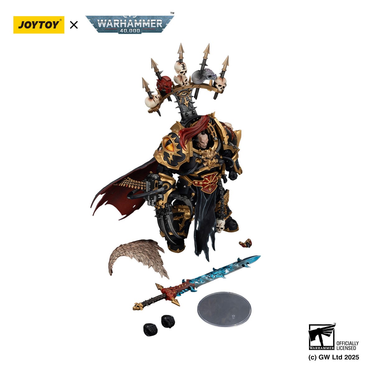 Joy Toy Warhammer 40k: Black Legion Abaddon the Despoiler with Drach'nyen and the Talo 16cm - Loaded Dice