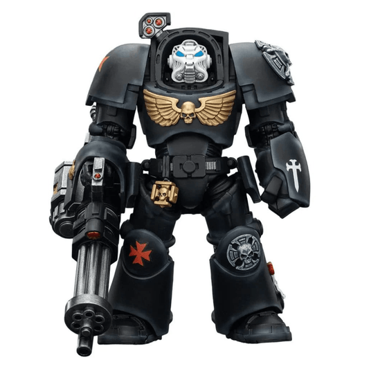 Joy Toy Warhammer 40k: Black Templars Terminator 3 with Power Fist and Assault Cannon 14cm - Loaded Dice
