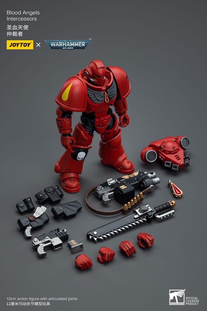 Joy Toy - Warhammer 40k Blood Angels Intercessor 12cm - Loaded Dice