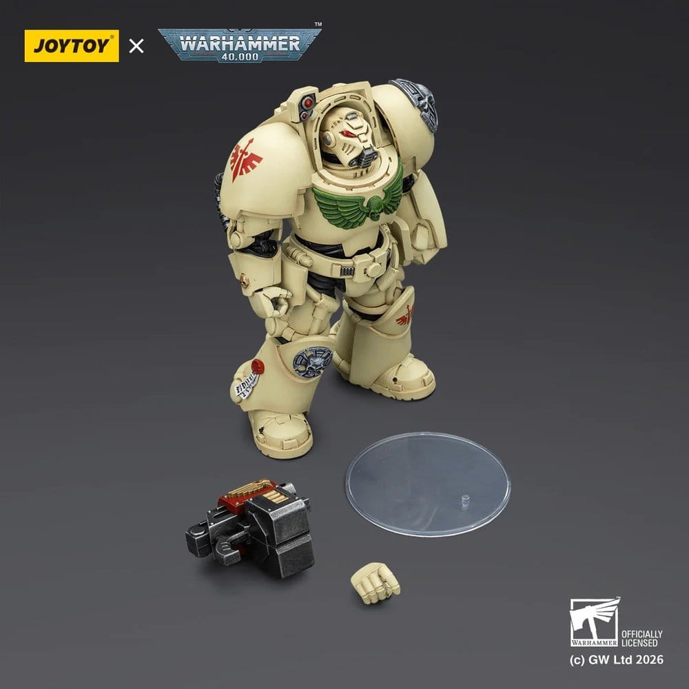 Joy Toy Warhammer 40k: Dark Angels Deathwing Terminator 2 with Power Fist and Storm Bolter 14cm - Loaded Dice
