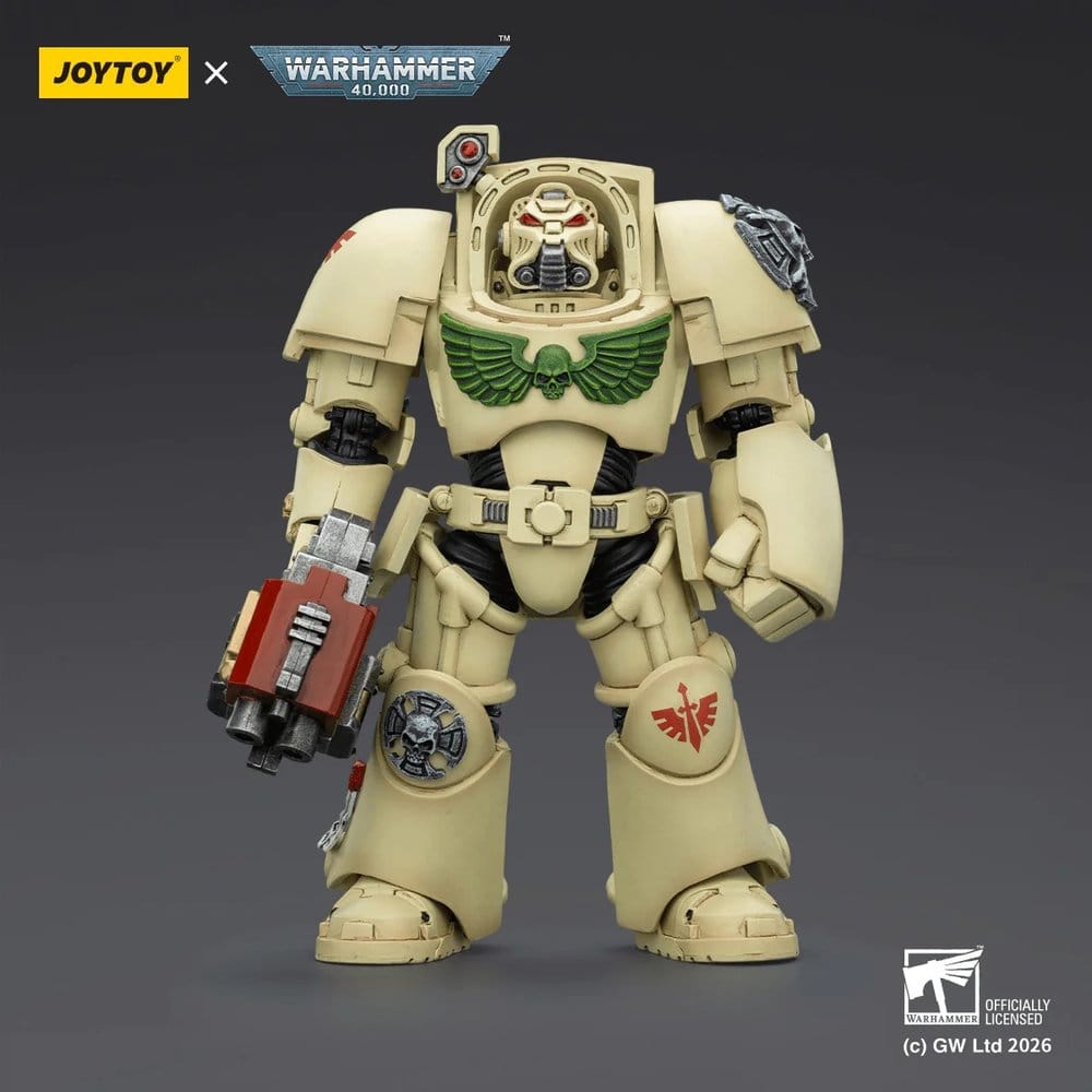 Joy Toy Warhammer 40k: Dark Angels Deathwing Terminator 2 with Power Fist and Storm Bolter 14cm - Loaded Dice