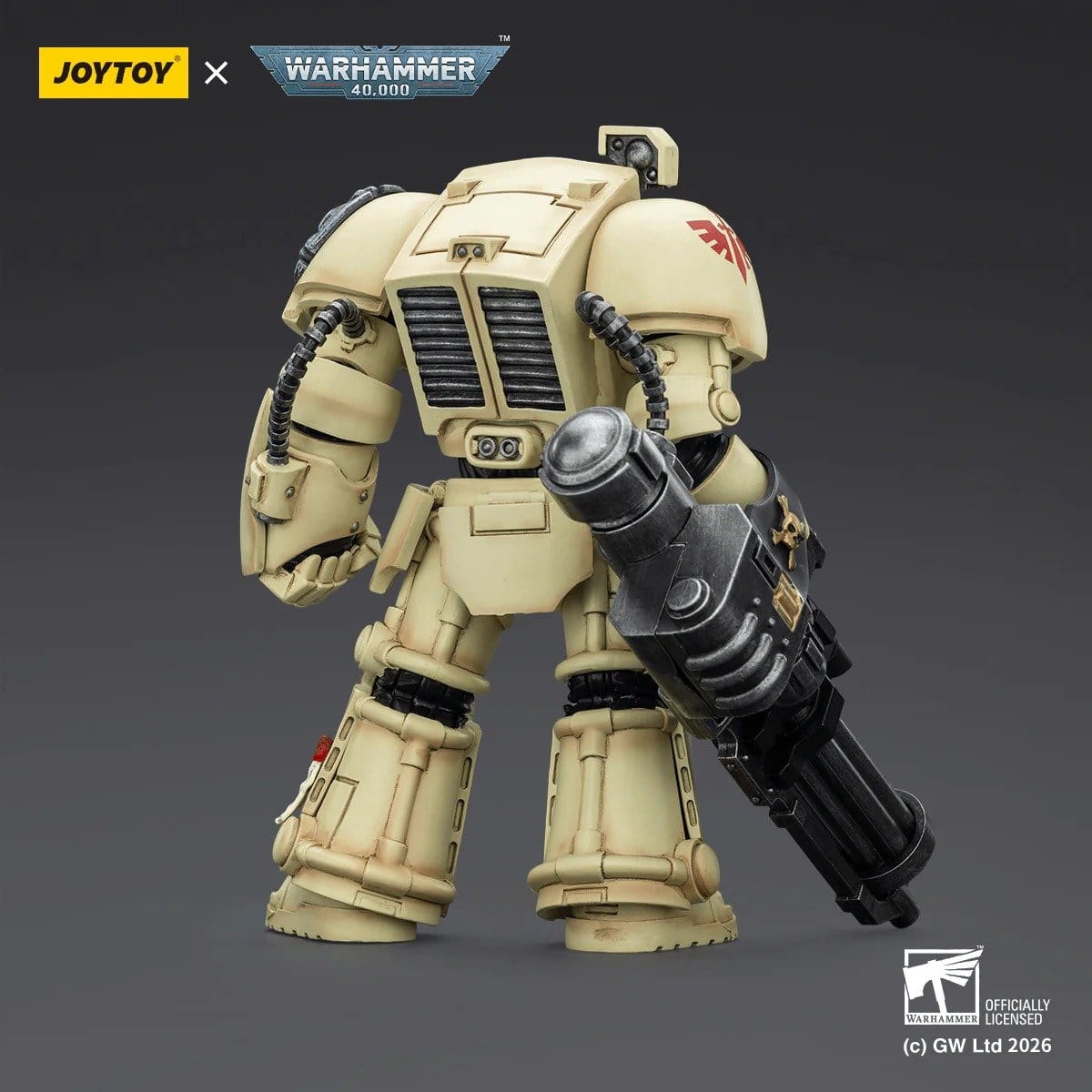 Joy Toy Warhammer 40k: Dark Angels Deathwing Terminator 3 with Power Fist and Assault Cannon 14cm - Loaded Dice