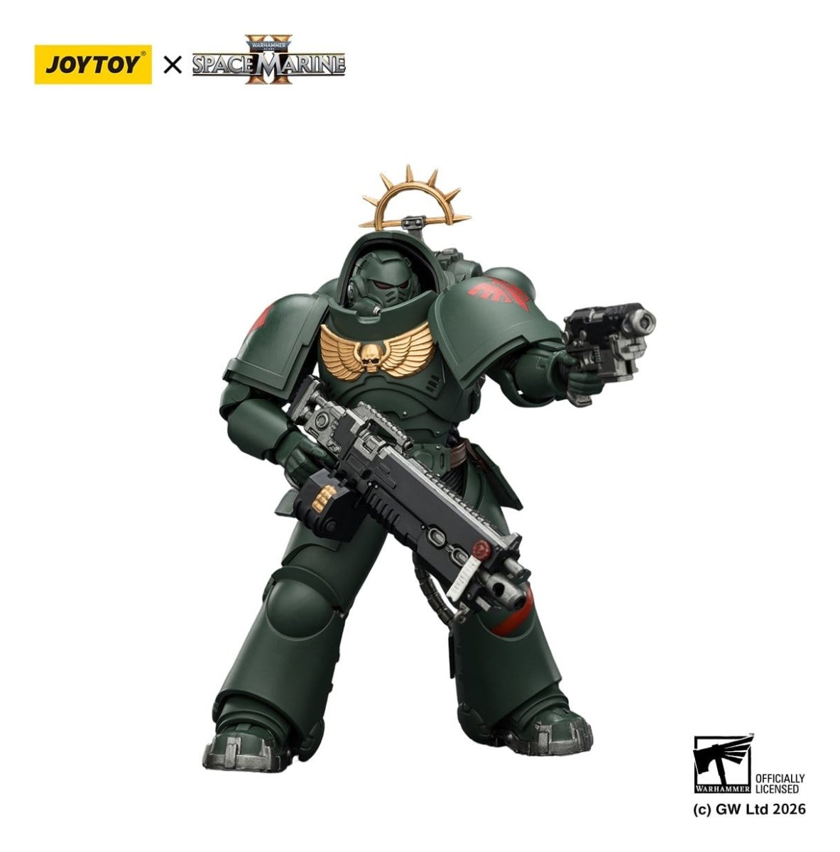 Joy Toy Warhammer 40k: Dark Angels Heavy Intercessor 13cm - Loaded Dice