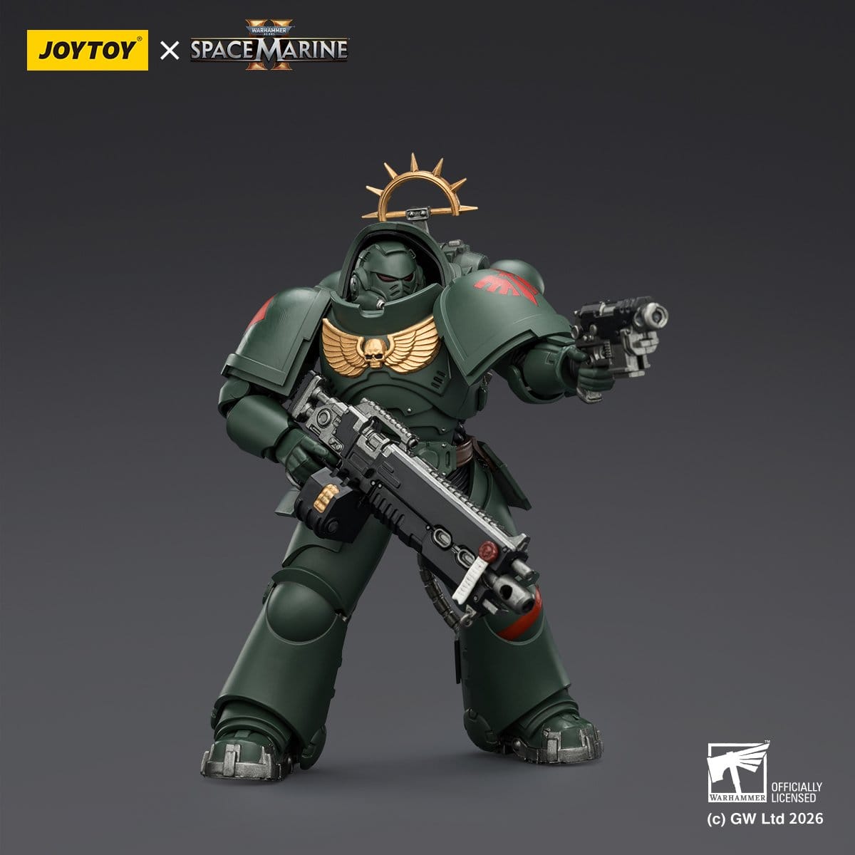 Joy Toy Warhammer 40k: Dark Angels Heavy Intercessor 13cm - Loaded Dice