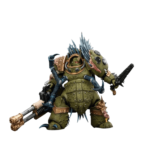 Joy Toy Warhammer 40k: Death Guard Blightlord Terminator 1 with Reaper Autocannon and Bubotic Blades 14cm - Loaded Dice