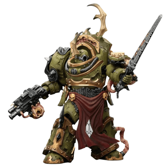 Joy Toy Warhammer 40k: Death Guard Blightlord Terminator 3 with Combi-bolter and Bubotic Blade 14cm - Loaded Dice