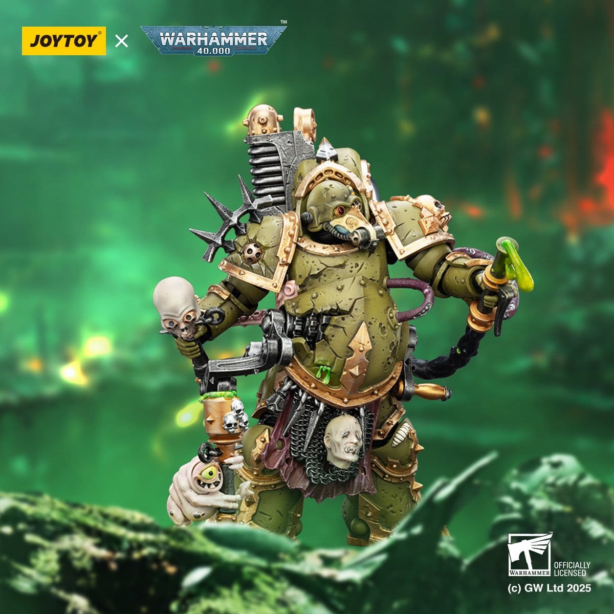 Joy Toy Warhammer 40k: Death Guard Foul Blight spawn with Plague Sprayer 12cm - Loaded Dice