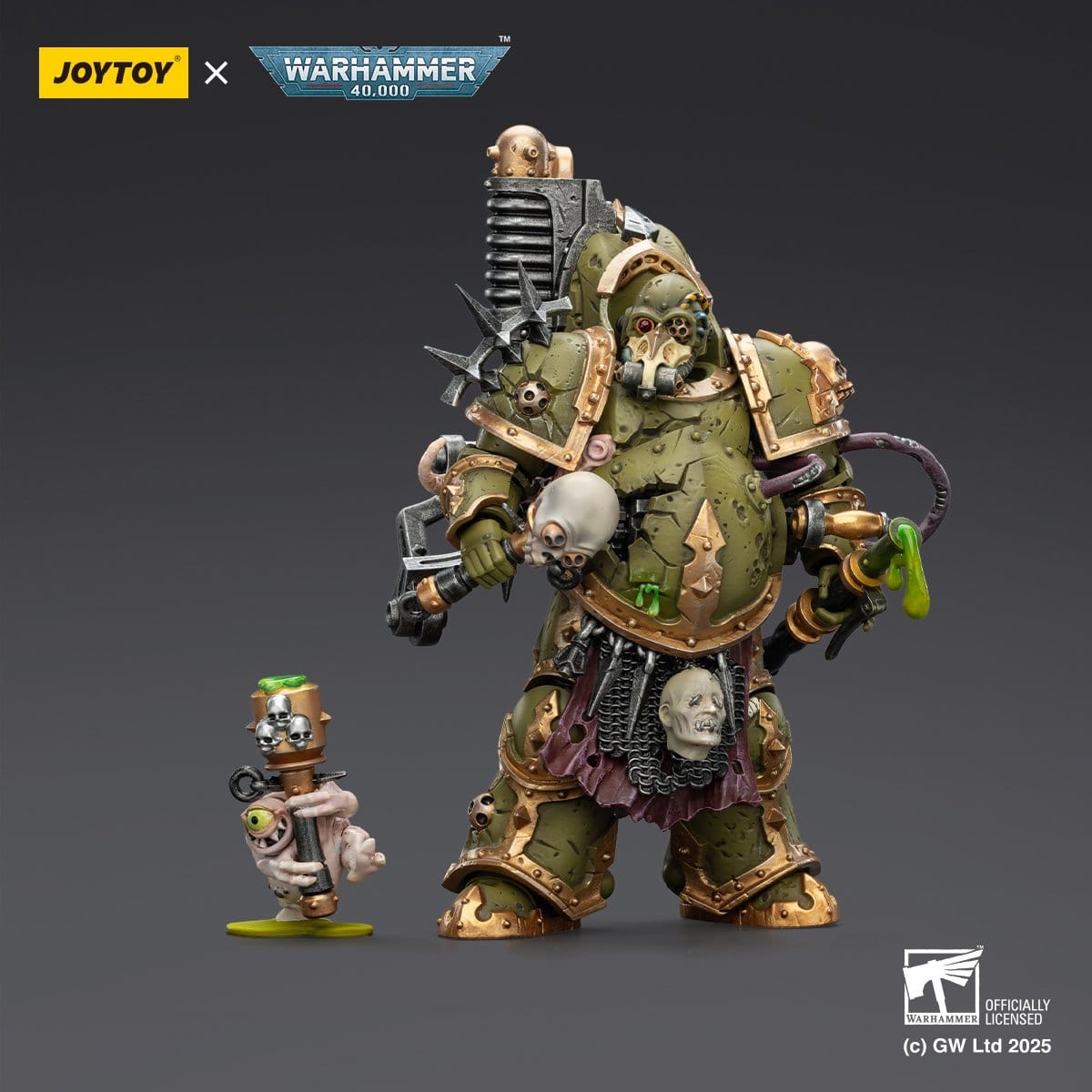 Joy Toy Warhammer 40k: Death Guard Foul Blight spawn with Plague Sprayer 12cm - Loaded Dice