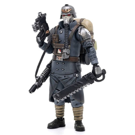 Joy Toy Warhammer 40k 1/18 Death Korps of Krieg Veteran Squad Sergeant 10cm - Loaded Dice
