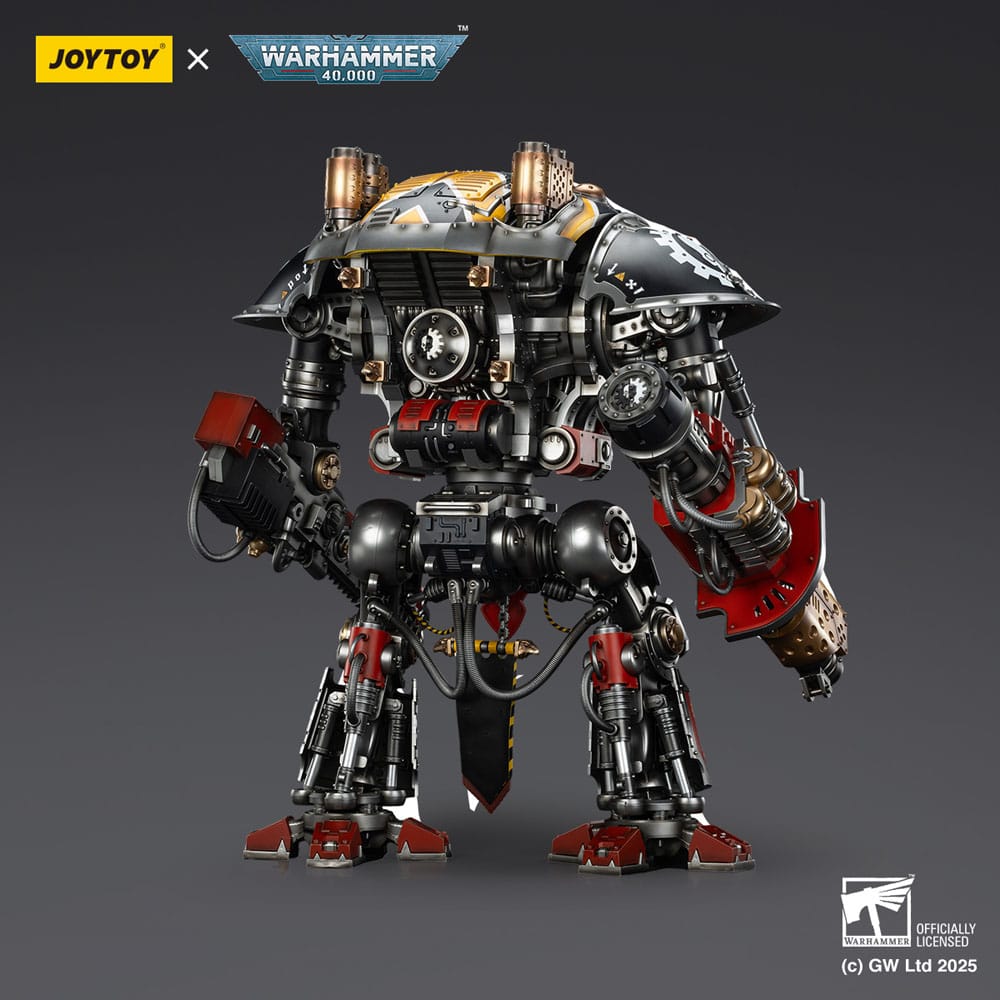 Joy Toy House Raven Knight Errant 56cm figure, rear view showing back armour and exhausts