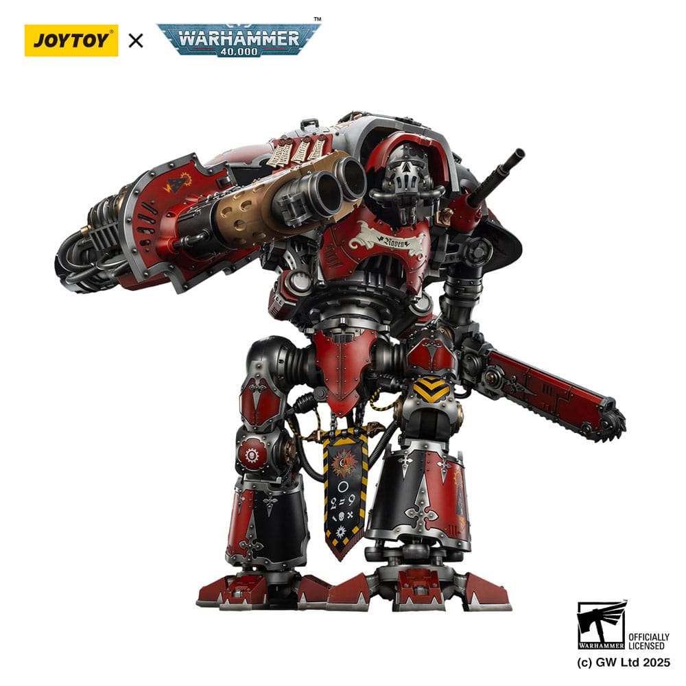 Joy Toy House Raven Knight Errant side view with thermal cannon forward, white background