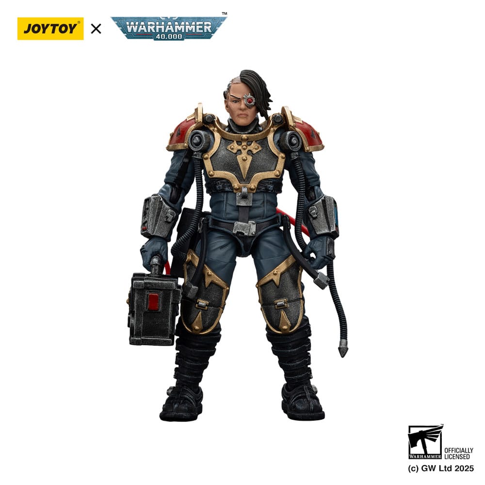 Joy Toy House Raven Knight pilot figure, front view on white background