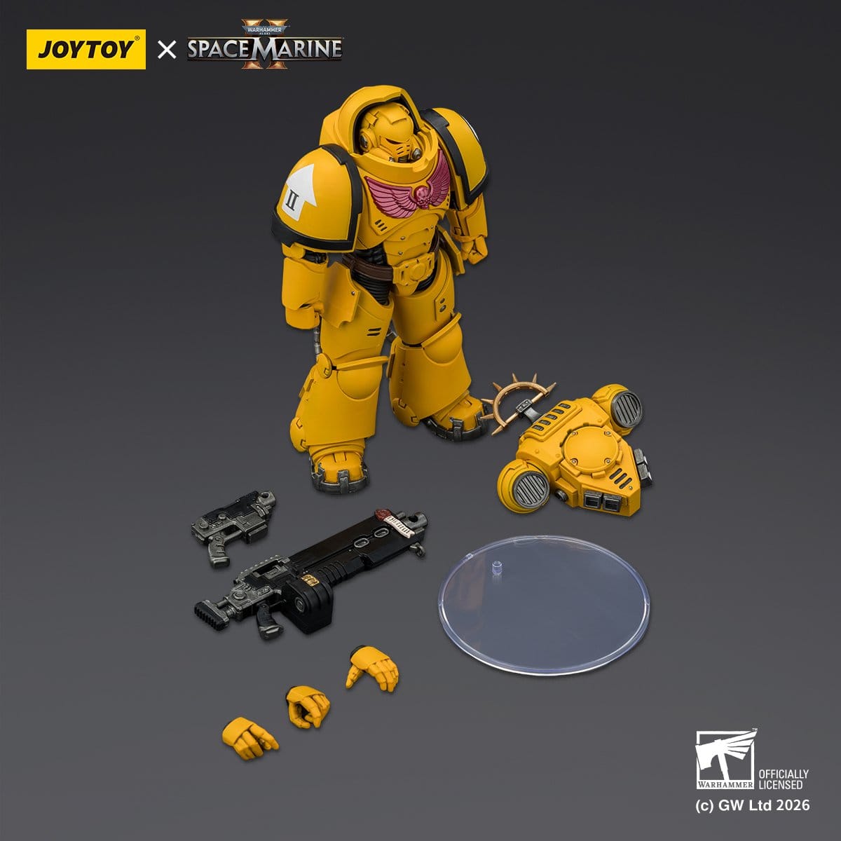 Joy Toy Warhammer 40k: Imperial Fists Heavy Intercessor 13cm - Loaded Dice
