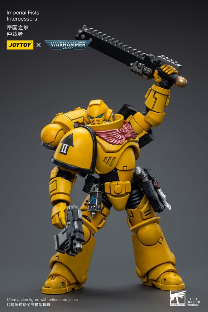 Joy Toy - Warhammer 40k Action Figure 1/18 Imperial Fists Intercessor 12cm - Loaded Dice