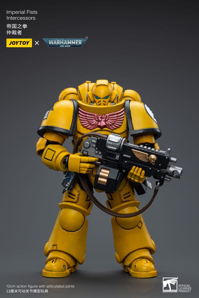 Joy Toy - Warhammer 40k Action Figure 1/18 Imperial Fists Intercessor 12cm - Loaded Dice