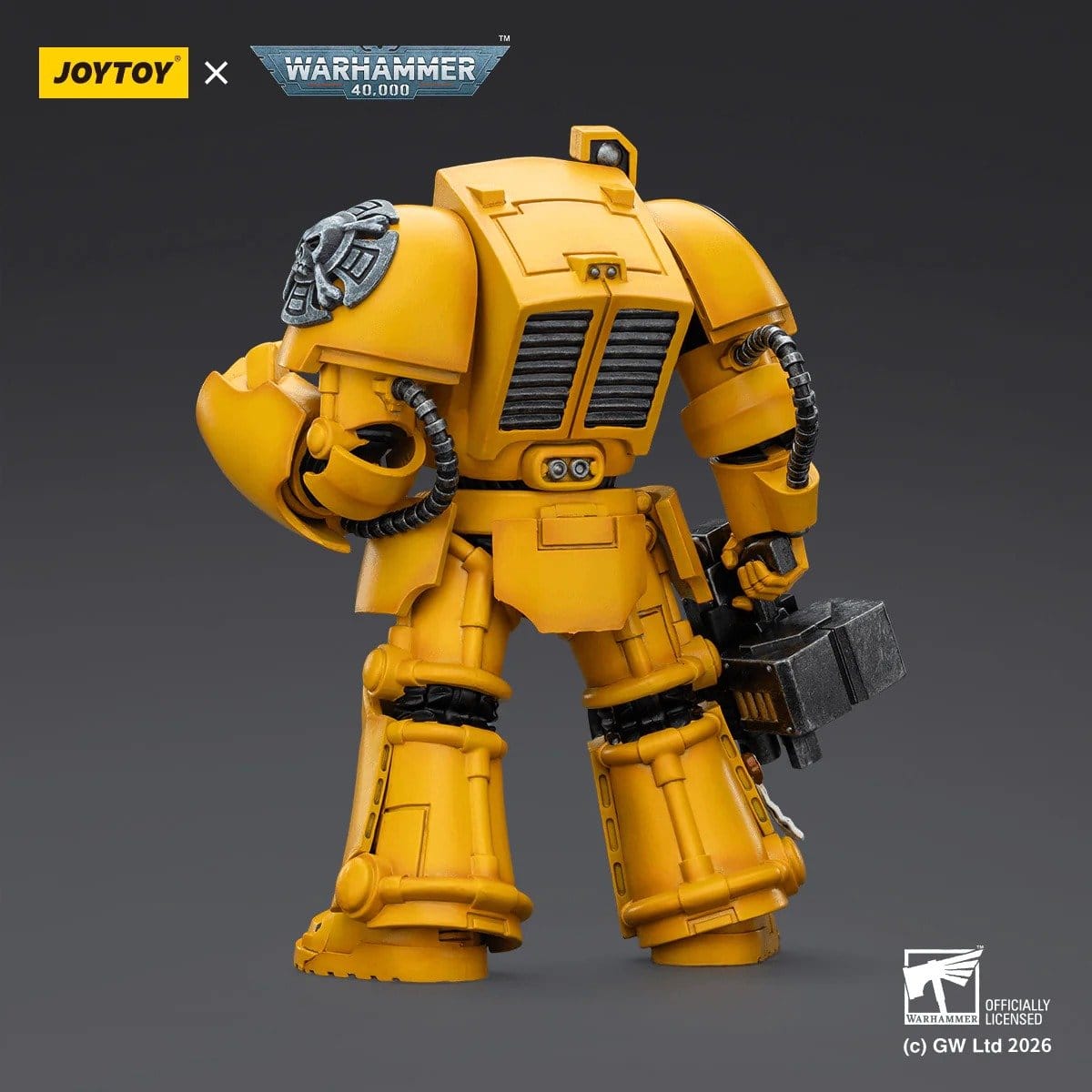 Joy Toy Warhammer 40k: Imperial Fists Terminator 2 with Power Fist and Storm Bolter 14cm - Loaded Dice