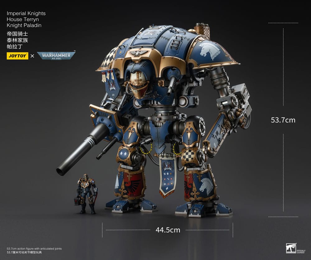 Joy Toy 1/18 Imperial Knights House Terryn Knight Paladin 54cm - Loaded Dice