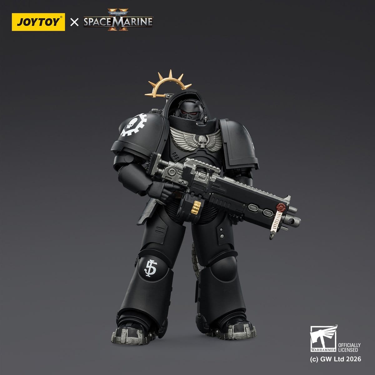 Joy Toy Warhammer 40k: Iron Hands Heavy Intercessor 13cm - Loaded Dice